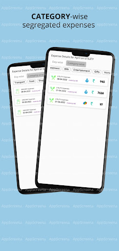 Android application TYM - Tail your money screenshort