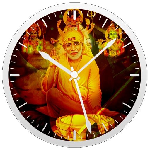 Sai Baba clock logo