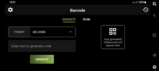 QR-Barcode Generator and Scanner
