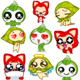 emoticons racoon full icon