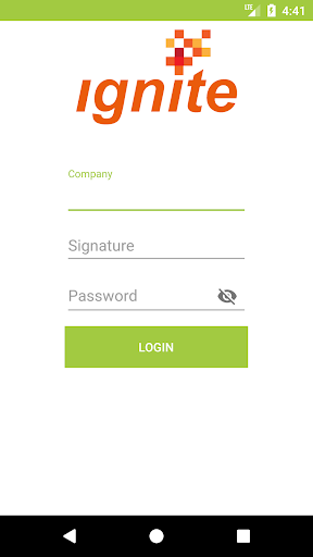 Android application ignite screenshort