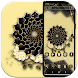 Black Mandala Flower Theme - Androidアプリ