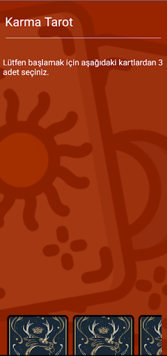 Android application Karma Tarot screenshort