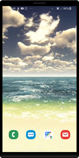 Beautiful Beach Live Wallpaper Screen 2