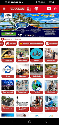 Spaces Screen 2