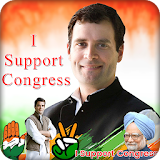 Congress DP Maker: I Support Congress/INC icon