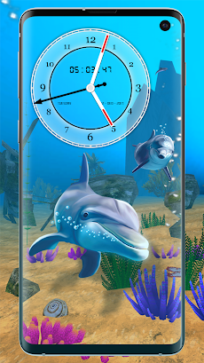 青い イルカ 魚 住む 壁紙 水族館 魚 3d Androidアプリ Applion