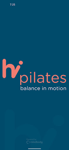 Android application Hi Pilates screenshort