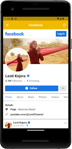 Lesti Kejora Fans Club Screen 2