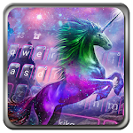 Coloring Unicorn Keyboard Theme Apk