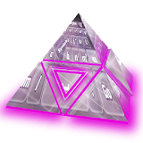 Translucid purple Keyboard icon