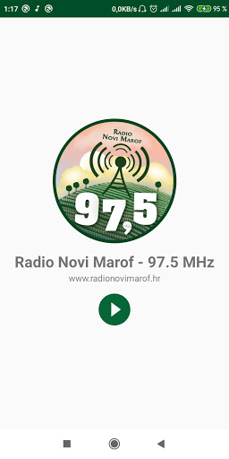 Android application Radio Novi Marof uživo - 97.5 screenshort