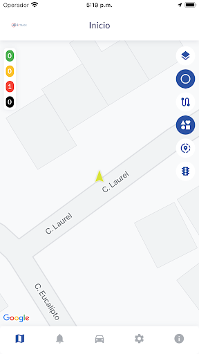 Android application 24CTRACK Gps screenshort