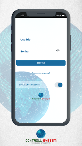 Android application CONTROLL SYSTEM screenshort