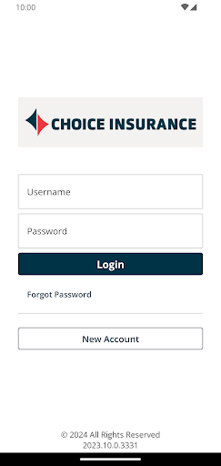 Android application Choice Insurance screenshort