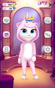 My Talking Angela MOD APK v6.0.3.3500 (Unlimited Coins and Diamonds) poster-3