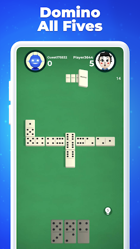 Android application Domino Journey - All Fives screenshort