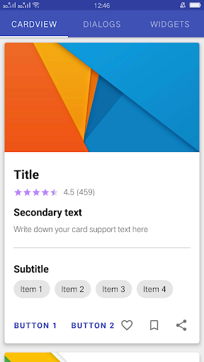 Material Design Screen 2