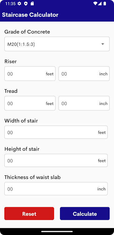 Stair Case Calculator - 1.0 - (Android)