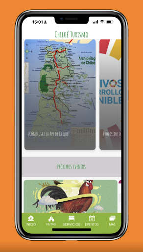Android application Chiloé Turismo screenshort