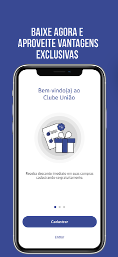 Android application Clube União screenshort