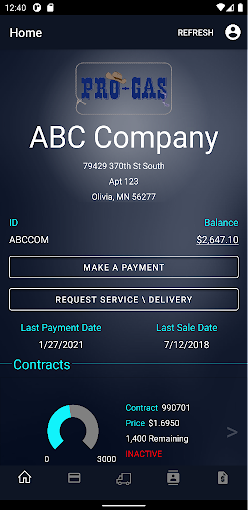 Pro Gas 1001 Screen 3