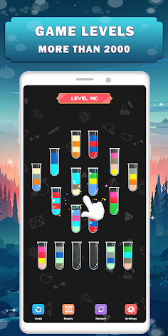 Water Color Sort Puzzle 2023 - Screenshot 3