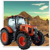 Tractor farming simulator 3D icon