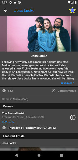Showbook : Adelaide Screen 3