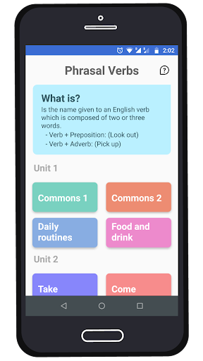 Phrasal Verbs Screenshot 1 - AppWisp.com
