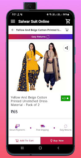 Salwar Suit Online Shopping Screen 2