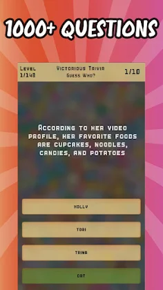 Victorious Trivia Quiz - Screenshot 1