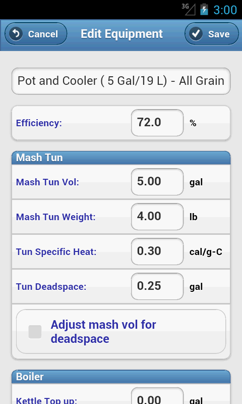 BeerSmith 3 Mobile Homebrewing Screen 3