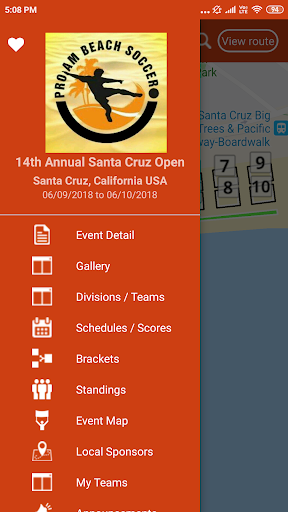 Pro-Am Beach Soccer Screen 2