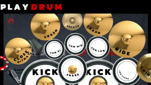 PLAY DRUM: Virtual Drums Screen 2