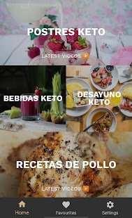 Keto Recetas - dieta español Screenshot