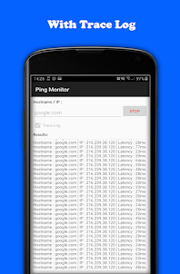 Ping Monitor On Status Bar