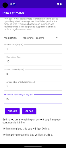 PCA Estimator Screen 2