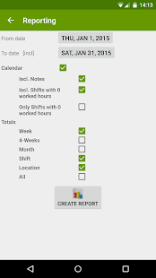 Schicht  Kalender (FlexR Pro) Screenshot
