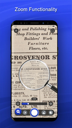 Android application Magnifier screenshort