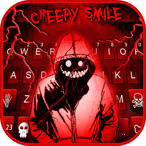 Creepy Red Smile Theme  Icon