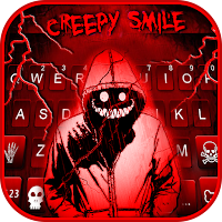 Тема для клавиатуры Creepy Red Smile