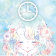 Analog clocks Flowery Kiss icon