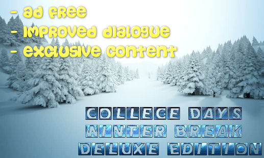 Snímek obrazovky College Days - Winter Break
