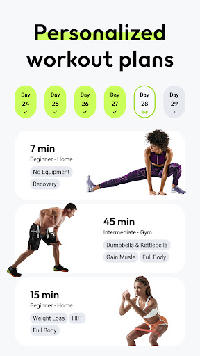 Screenshot of Zing AI: Home & Gym Workouts