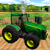 Green Farm Tractor Simulator icon