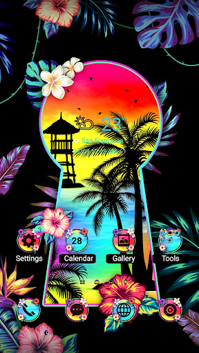 Android application Colorful Hole - Wallpaper screenshort