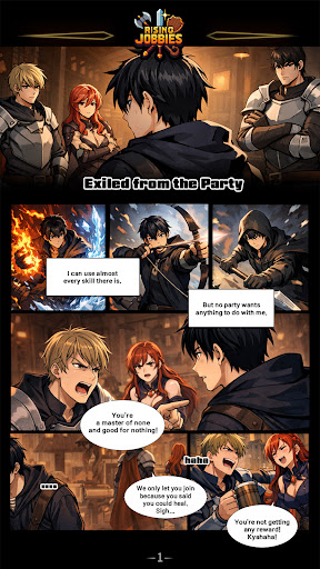 RISING JOBBIES Mod APK screenshot 1 - Android mod game interface