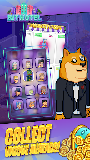 Android application Bit Hotel: Metaverse Minigames screenshort
