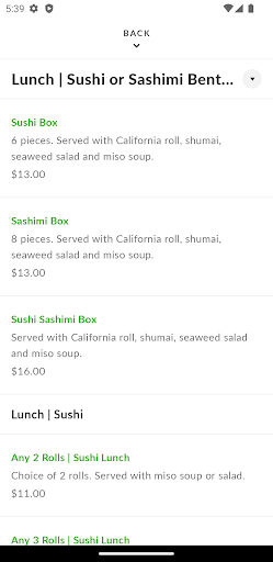 Lins Asian Cafe Screen 3